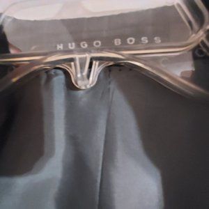 Hugo Boss Men's Suit Jacket - Gray w Blue Pinstripes